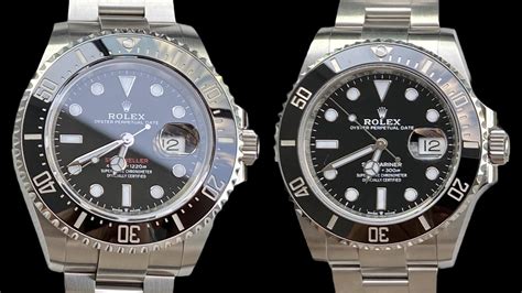 rolex sea dweller vs sub.